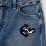 Embroidery Patch Rakhi - BMX Rider Bhai
