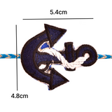 Embroidery Patch Rakhi - BMX Rider Bhai
