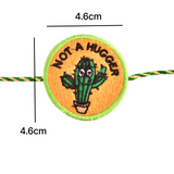 Embroidery Patch Rakhi - Not A Hugger Bhai