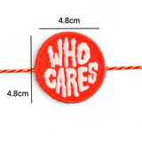 Embroidery Patch Rakhi – Who Cares Bhai