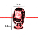 Embroidery Patch Rakhi - Born To Yap Bhai