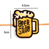 Embroidery Patch Rakhi - Beer Lover Bhai