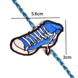 Embroidery Patch Rakhi - Sneaker lover bhai