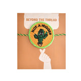 Embroidery Patch Rakhi - Not A Hugger Bhai