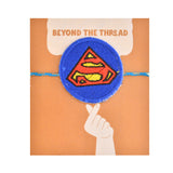 Embroidery Patch Rakhi - Superman Bhai