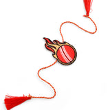 Embroidery Patch Rakhi - Cricket Lover Bhai