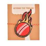 Embroidery Patch Rakhi - Cricket Lover Bhai