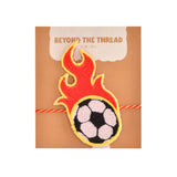 Embroidery Patch Rakhi - Football Fan Bhai