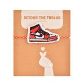 Embroidery Patch Rakhi - Sneaker lover bhai