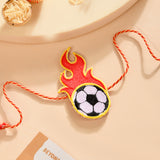 Embroidery Patch Rakhi - Football Fan Bhai