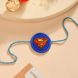Embroidery Patch Rakhi - Superman Bhai