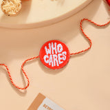 Embroidery Patch Rakhi – Who Cares Bhai