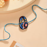 Embroidery Patch Rakhi - Music Lover Bhai
