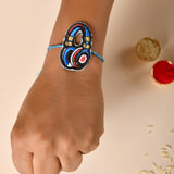 Embroidery Patch Rakhi - Music Lover Bhai