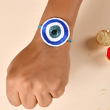 Embroidery Patch Rakhi - Evil Eye Bhai