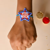 Embroidery Patch Rakhi - You Rock Bhai
