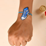 Embroidery Patch Rakhi - Sneaker lover bhai