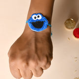 Embroidery Patch Rakhi – Cookie Monster Bhai