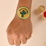 Embroidery Patch Rakhi - Not A Hugger Bhai